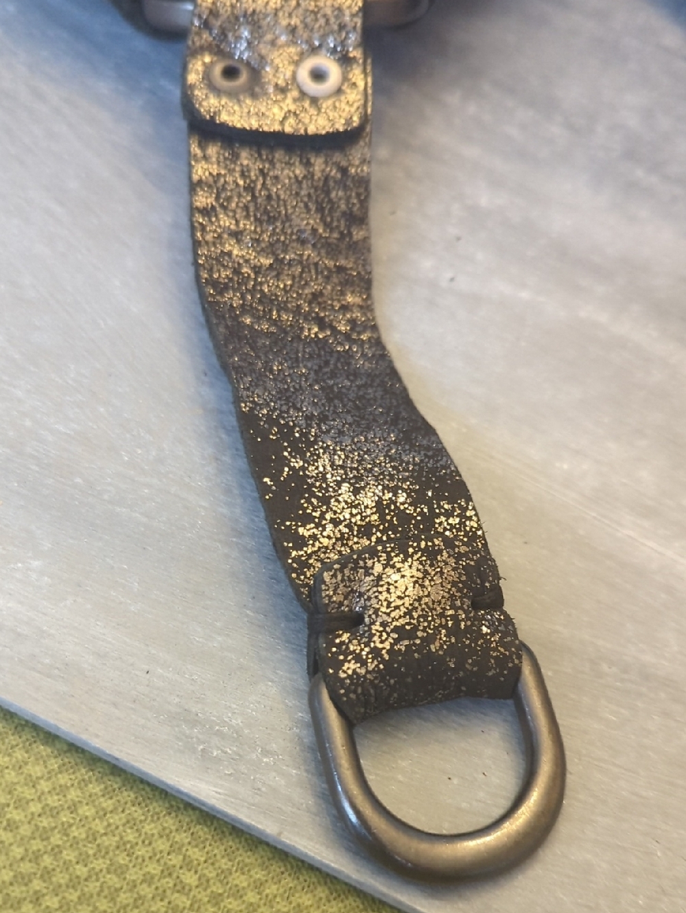 Boot Straps Skull And Rhinestone.Adjustable. - Picture 5 of 5